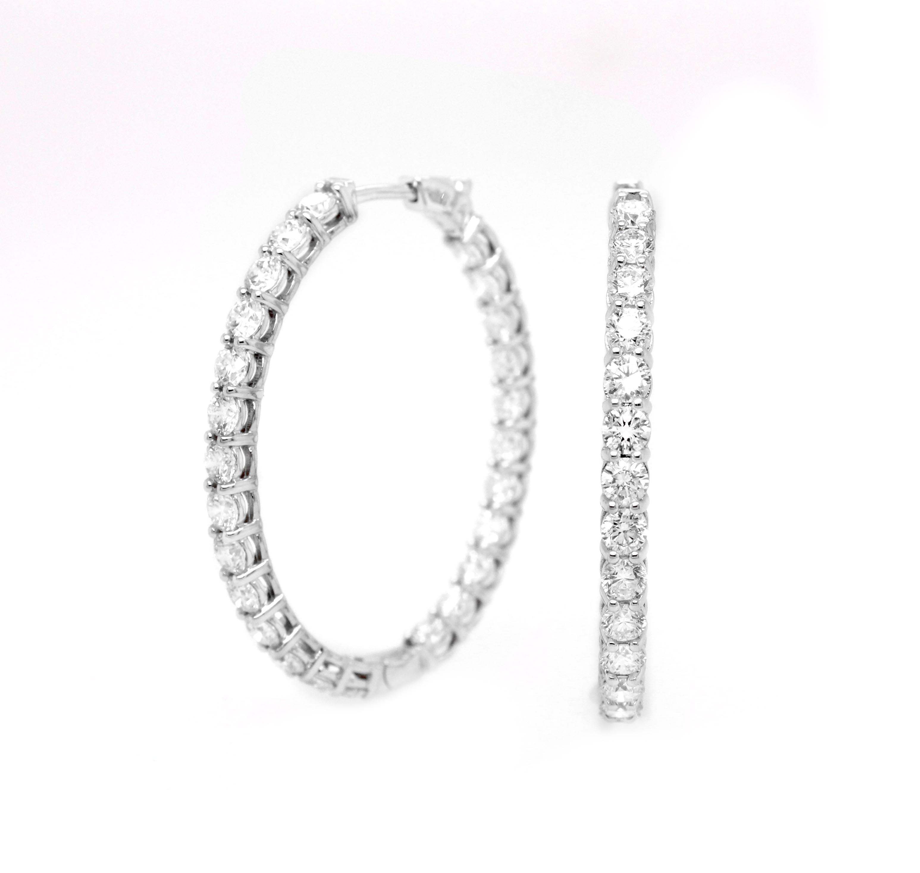 Diamond Earrings 0011502000721 18KW Diamond Earrings Mathew