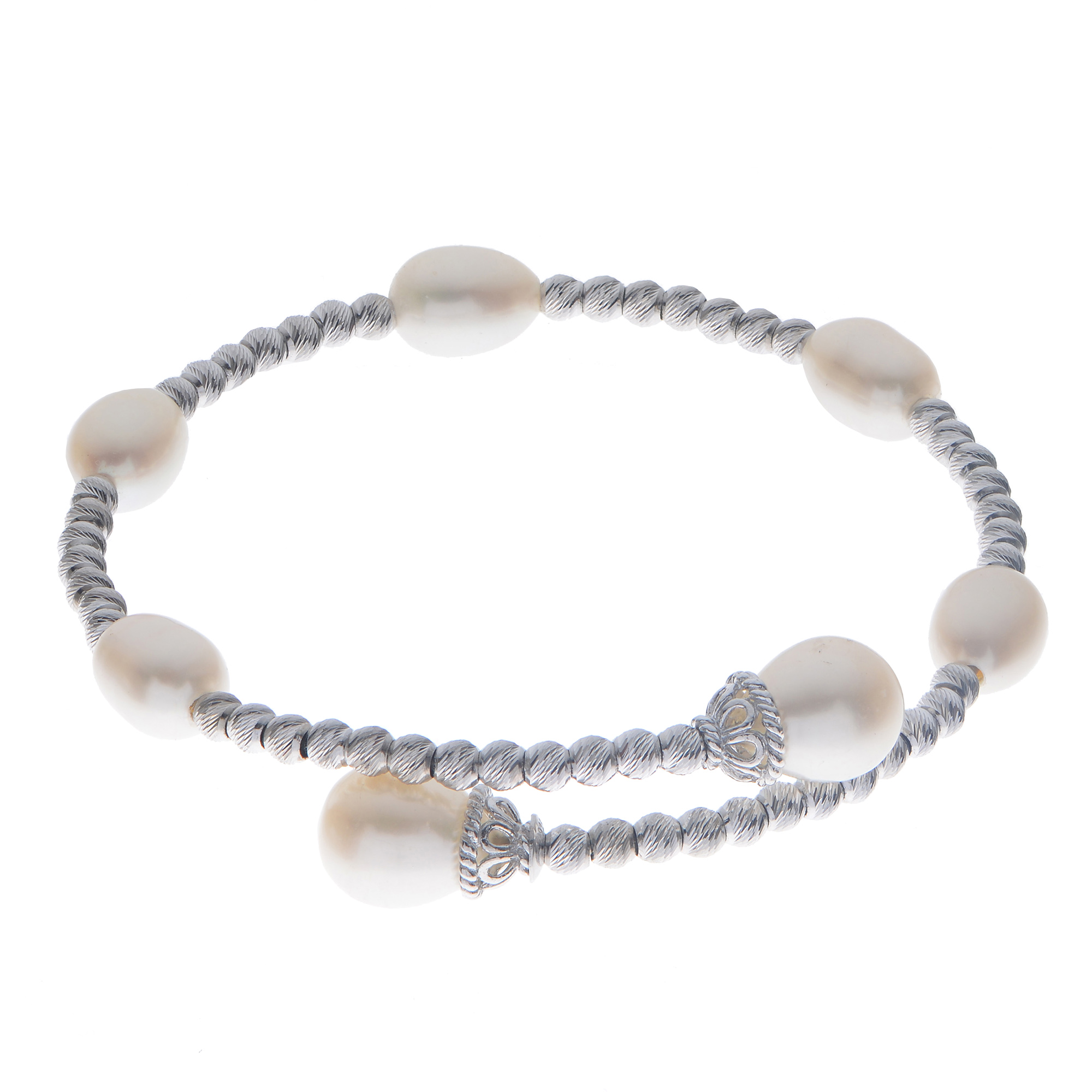 ブレスレット The mixed pearl bracelet 14KWG Multicolor Mixed Pearl Bracelet - Baggins Pearls