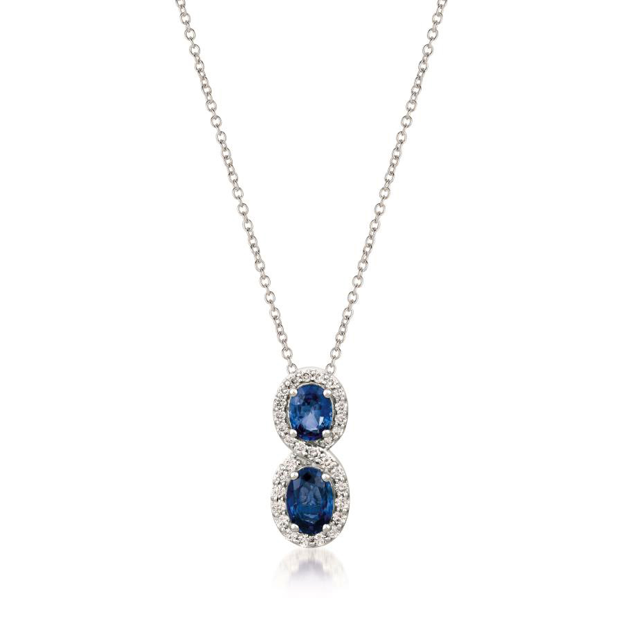 Le Vian Le Vian Sapphire & Diamond Necklace 00123500569 Meigs