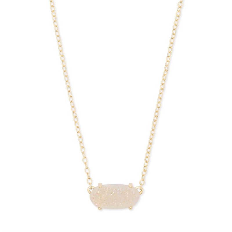 Kendra Scott Gold Iridescent Drusy Ever Necklace Meigs Jewelry Tahlequah Ok