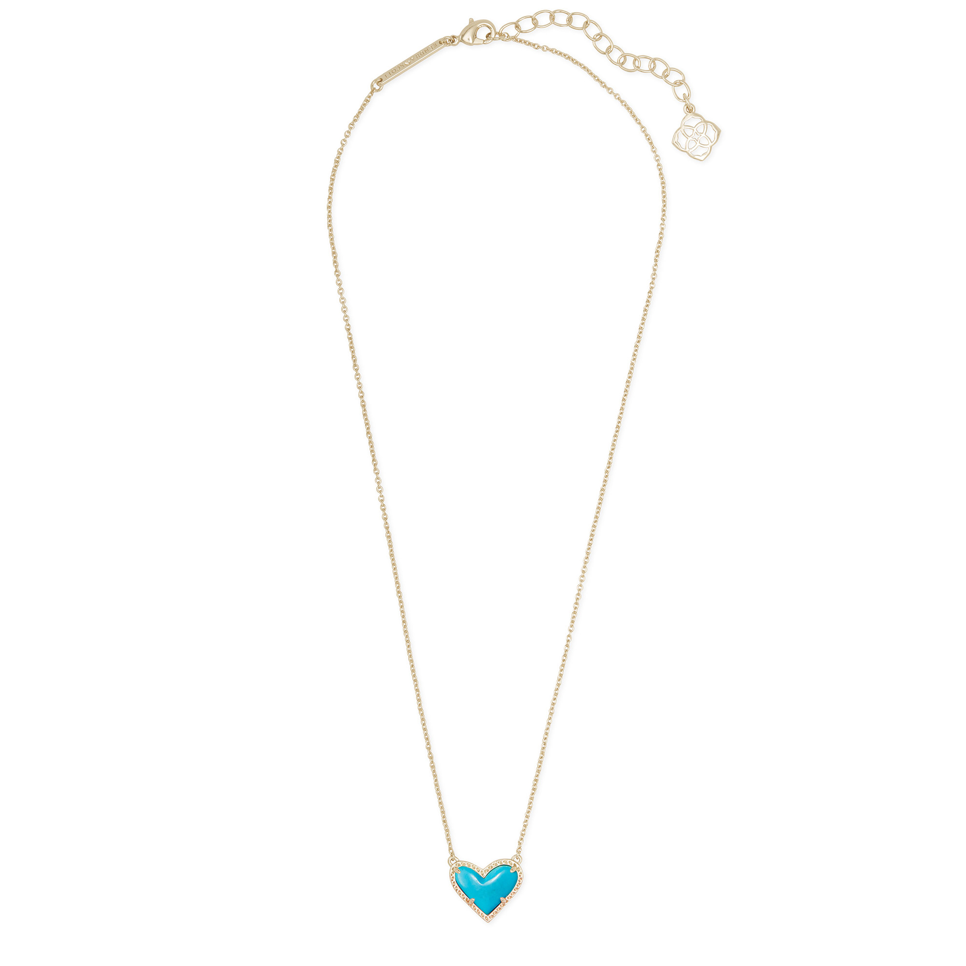 Kendra Scott Ari Turquoise Heart 