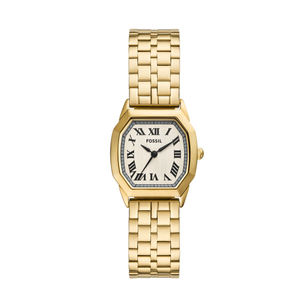 Gold Tone Fossil Watch with Roman Numerals display picture 1