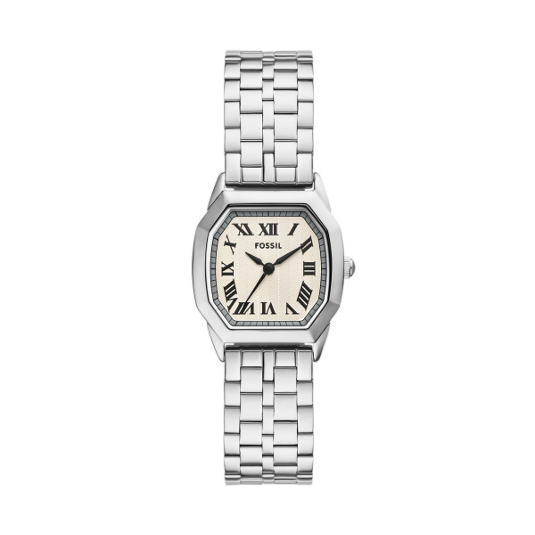 Silver Tone Fossil Watch with Roman Numerals display picture 1