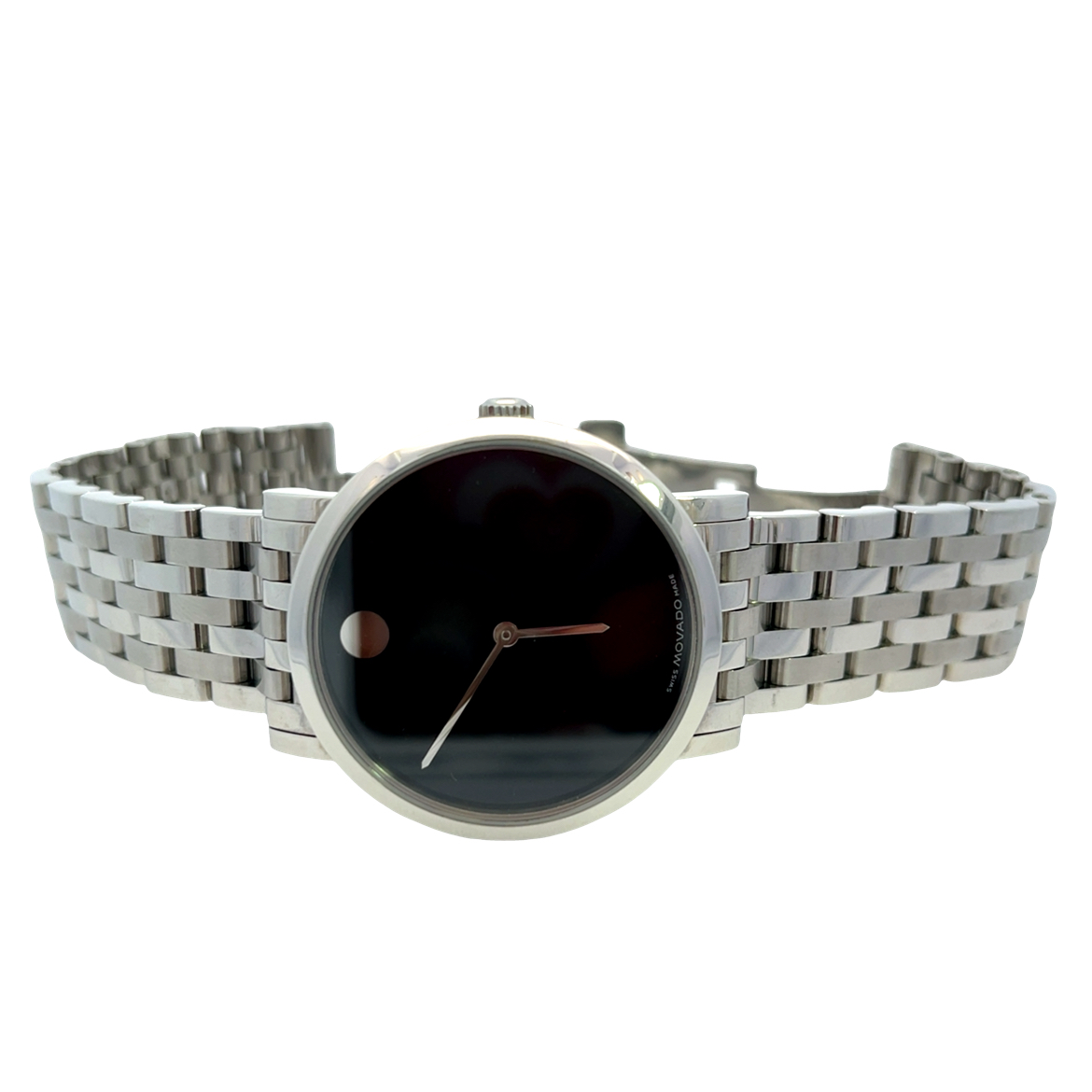 Movado Silver-Tone Smartwatch with Black Dial Men main image 4