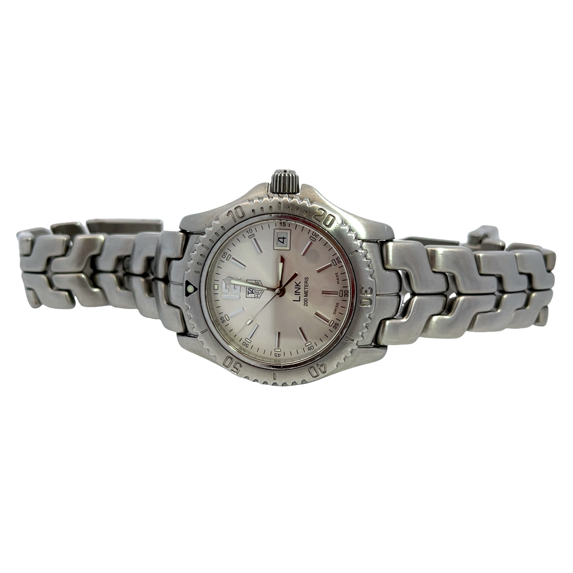 TAG Heuer 腕時計 シルバー Tag Heuer Stainless Steel Link 200 Meter Divers Watch | Miner's