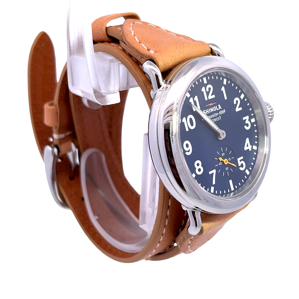 Tan Leather Shinola Argonite 1069 Quartz Watch 001-590-02178