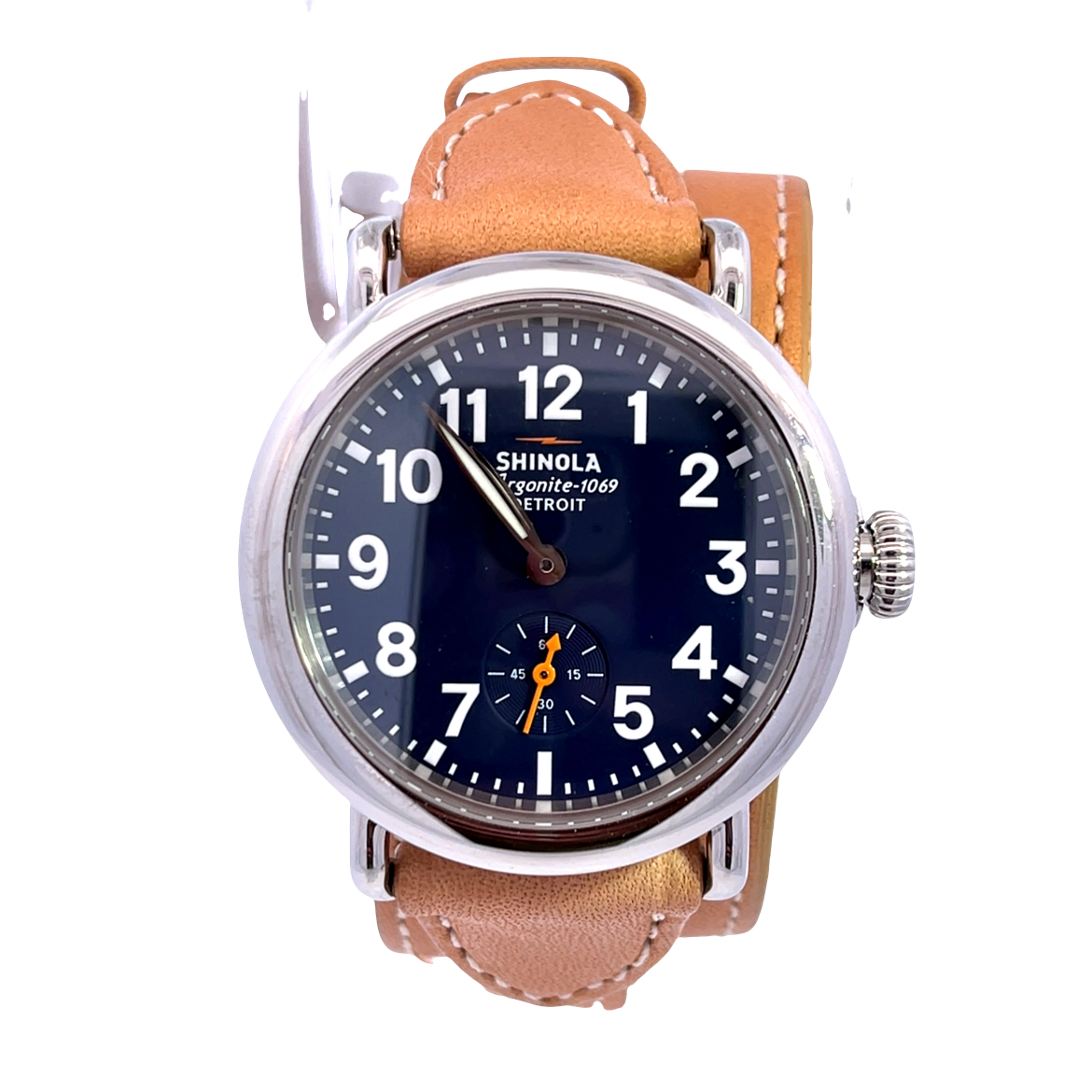 Tan Leather Shinola Argonite 1069 Quartz Watch 001-590-02178