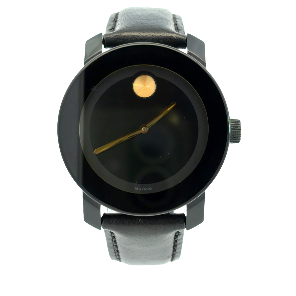 MOVADO クォーツ 腕時計 ブラック ミラー Movado Museum Classic Black Dial Men 40mm