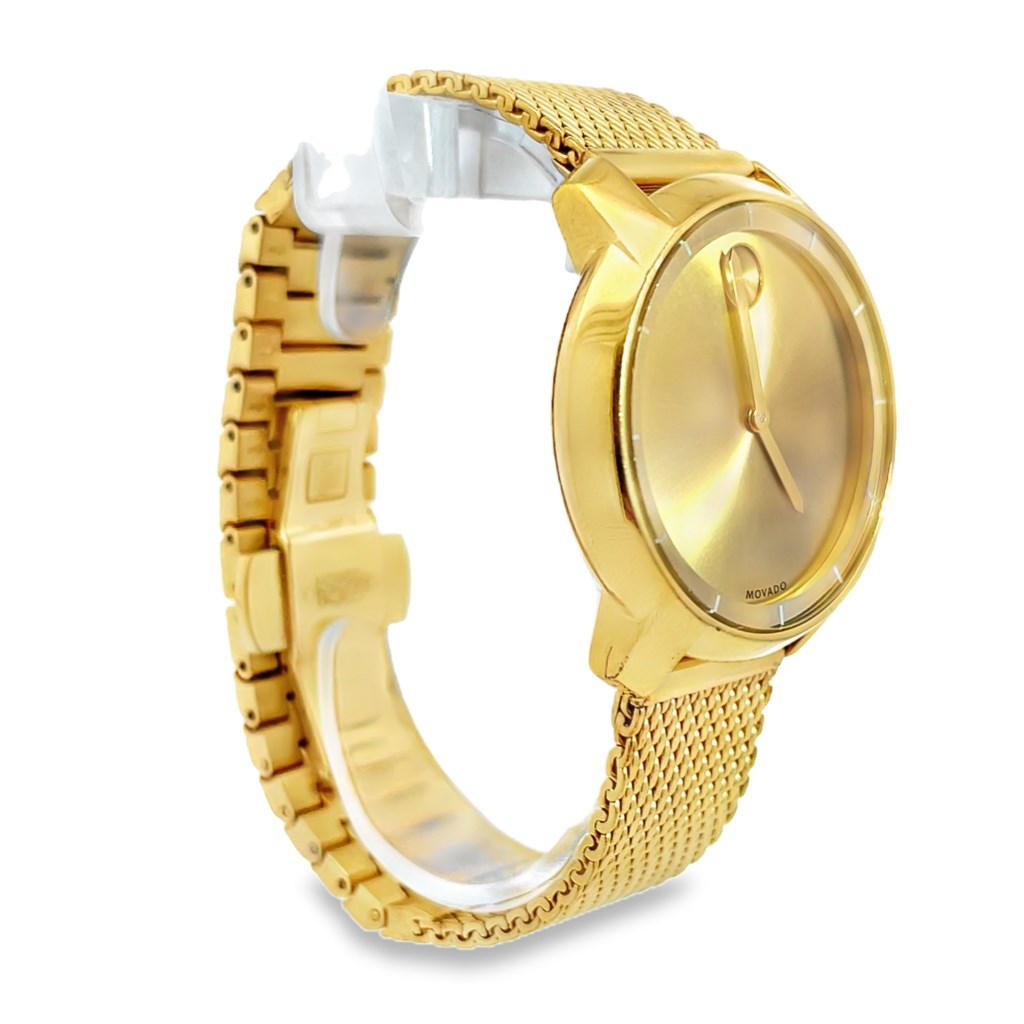 Movado Bold Gold Tone Stainless Steel Quartz Watch | Miner's Den
