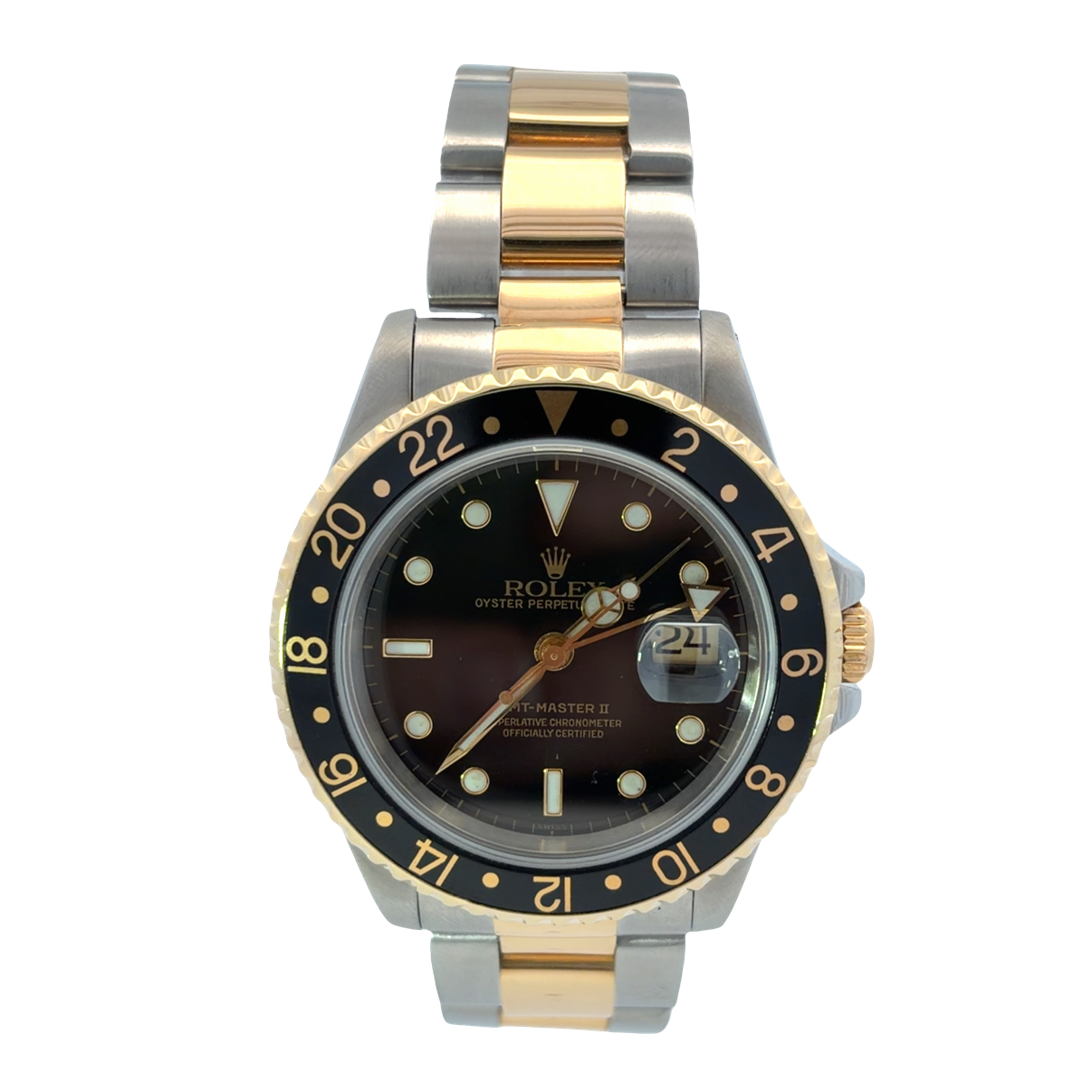 Rolex GMT 18K & Stainless [REF: 16713] 001-590-02240 | Miner's Den