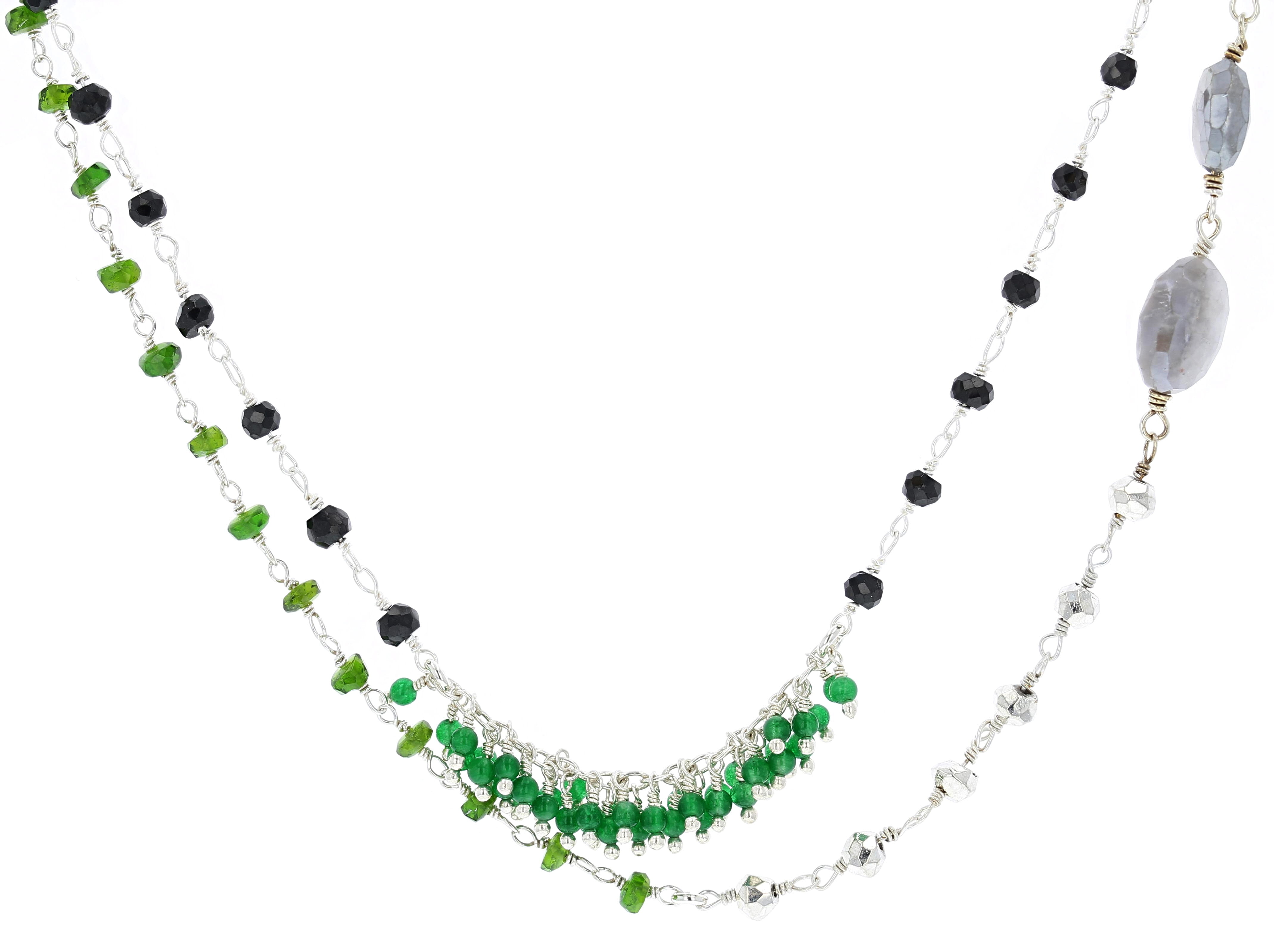 Fashion Necklace 001-654-03385 - Silver Neckwear | Miner's Den Jewelers