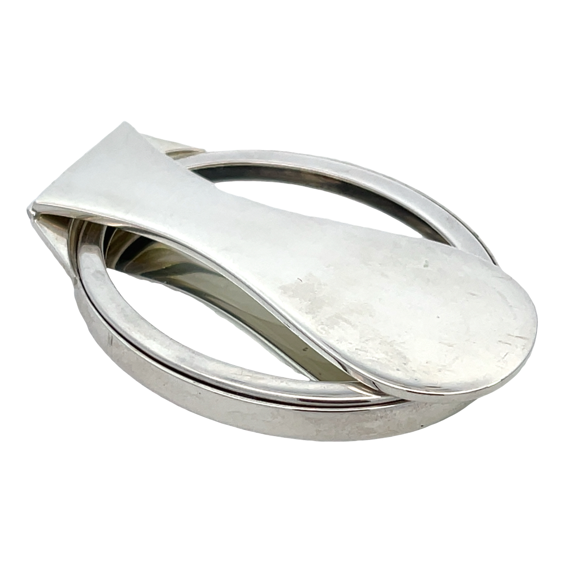美品 CAMERON & CO Tiffany Starling Silver Vintage Tiffany & Co. Makers Sterling Silver Tie/Scarf Clip