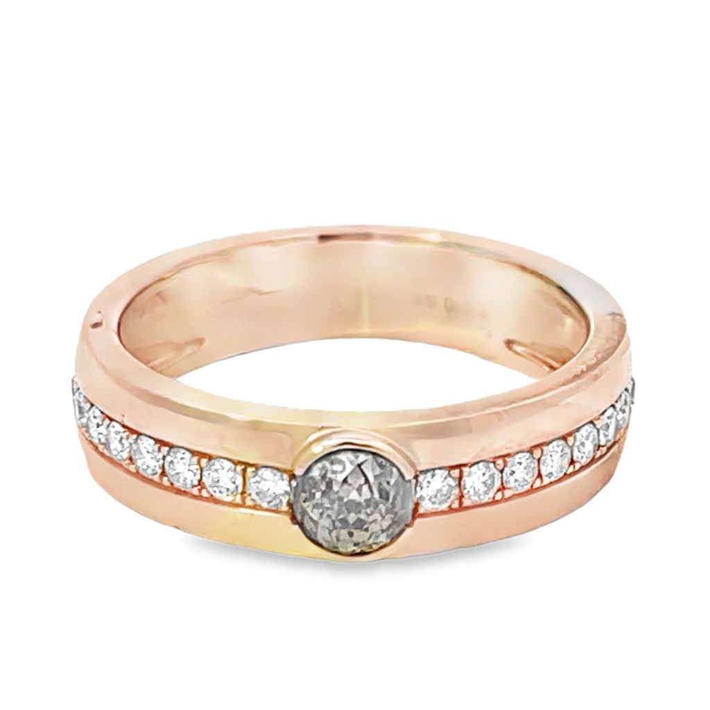 Rose Gold Crown of Light Diamond Ring 001-671-05167 Miner's Den