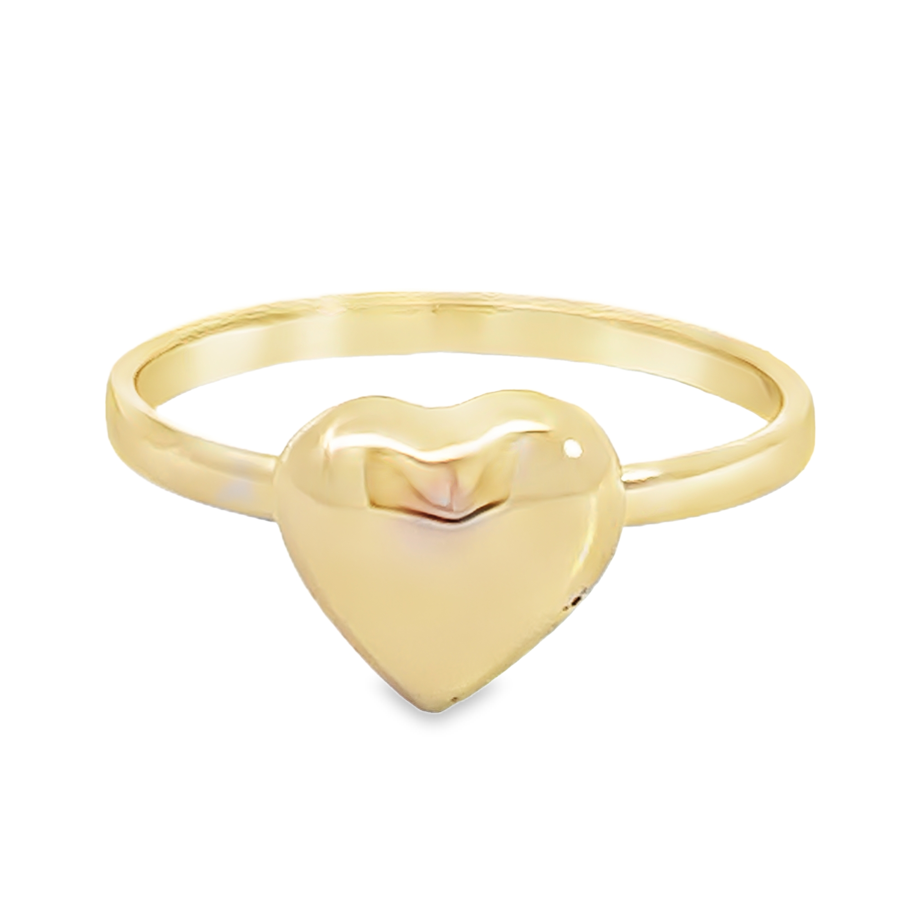 18 Karat Heart Ring 001-671-05324 18KY Estate Rings Miner's