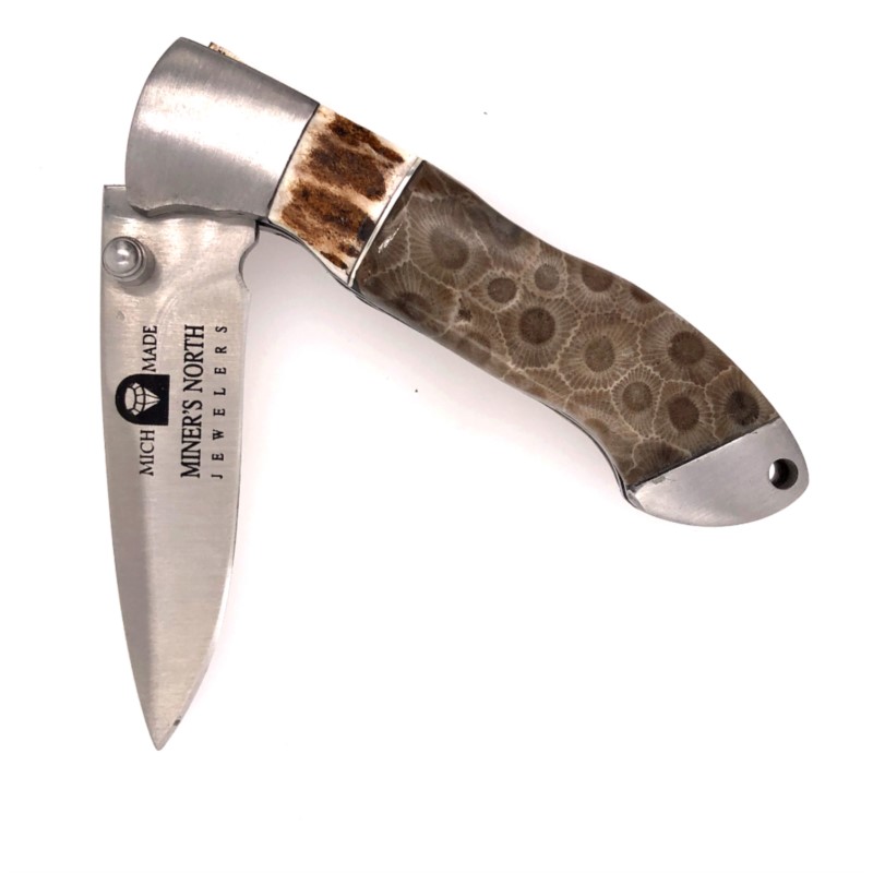 Petoskey Stone Knife 001 525 Knives Miner S North Jewelers Traverse City Mi Petoskey Stone Knife 001 525 Knives Miner S North Jewelers Traverse City Mi
