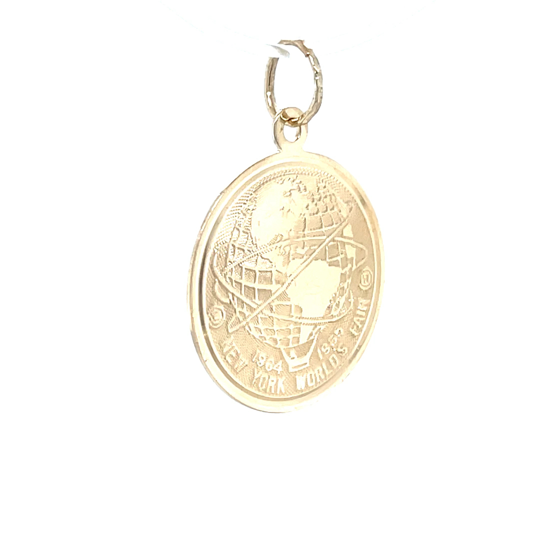 14K Yellow Gold 1964-65 New York World's Fair Token Charm | Minor
