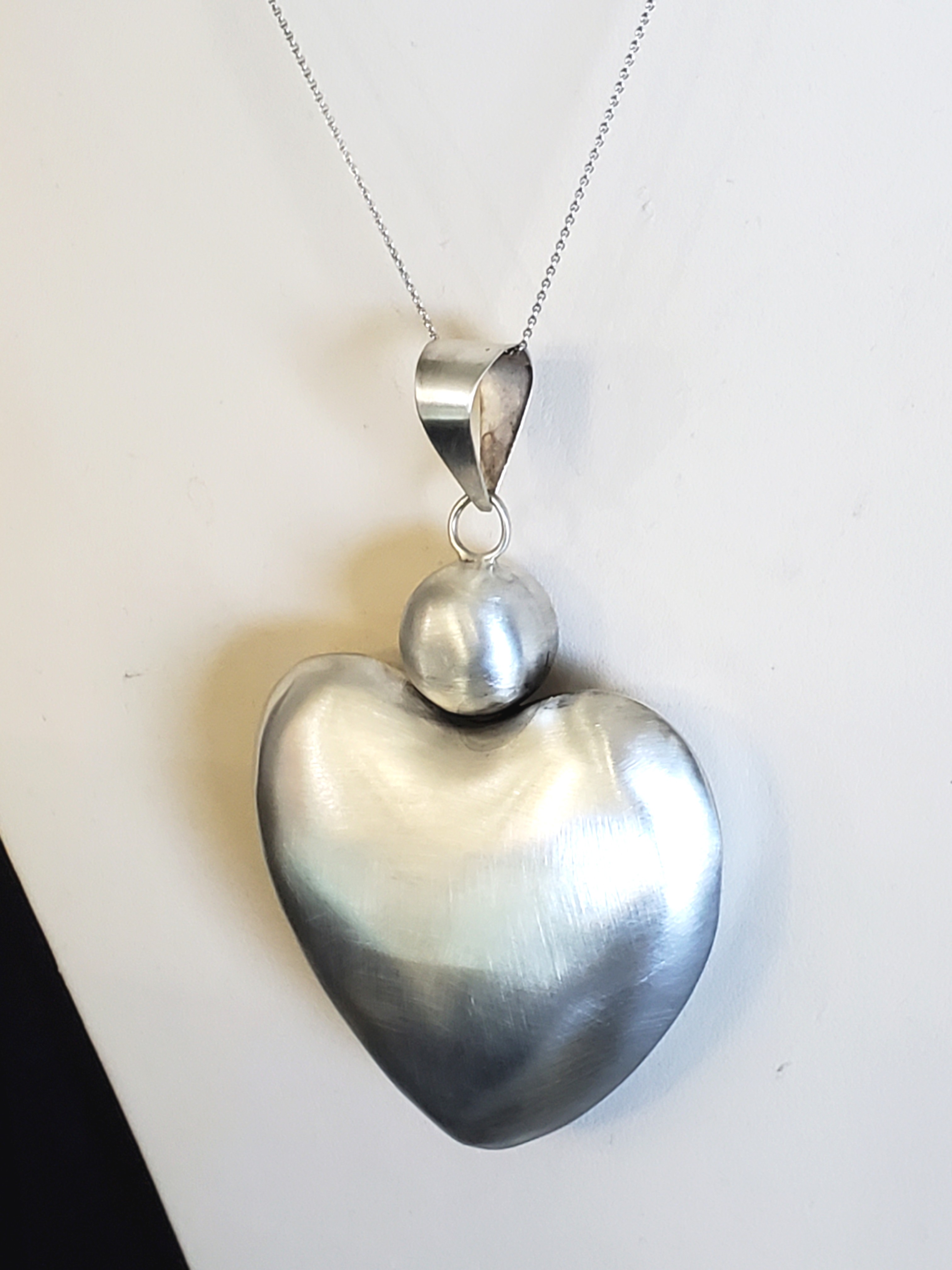 ハート [NONENON] MINI FLAME LOVE NEC(BRASS) SILVER925 FLAME LOVE NEC(BRASS) SILVER925 - nonenon | 60% - Asian