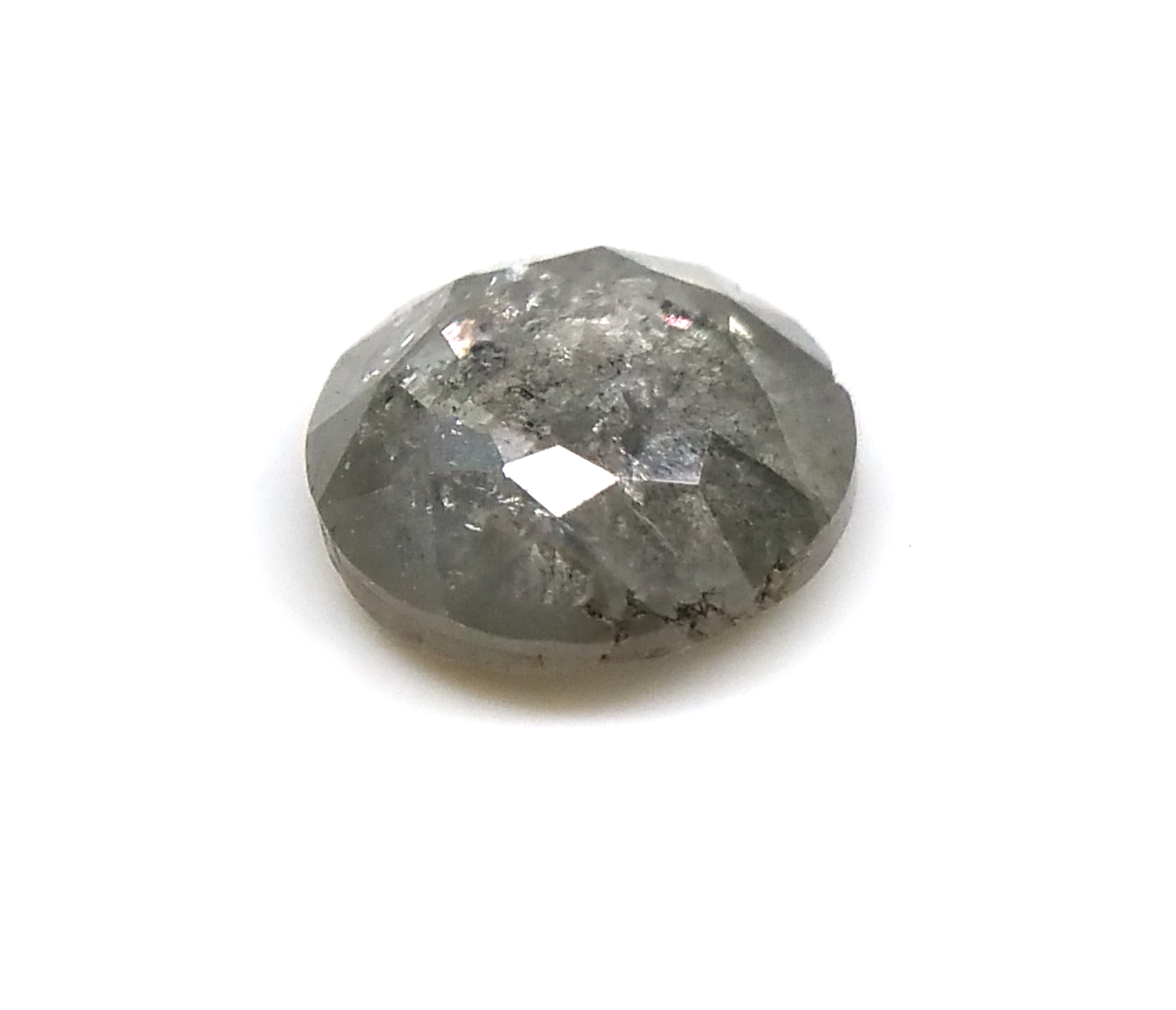 Salt and Pepper Rose Cut Diamond
