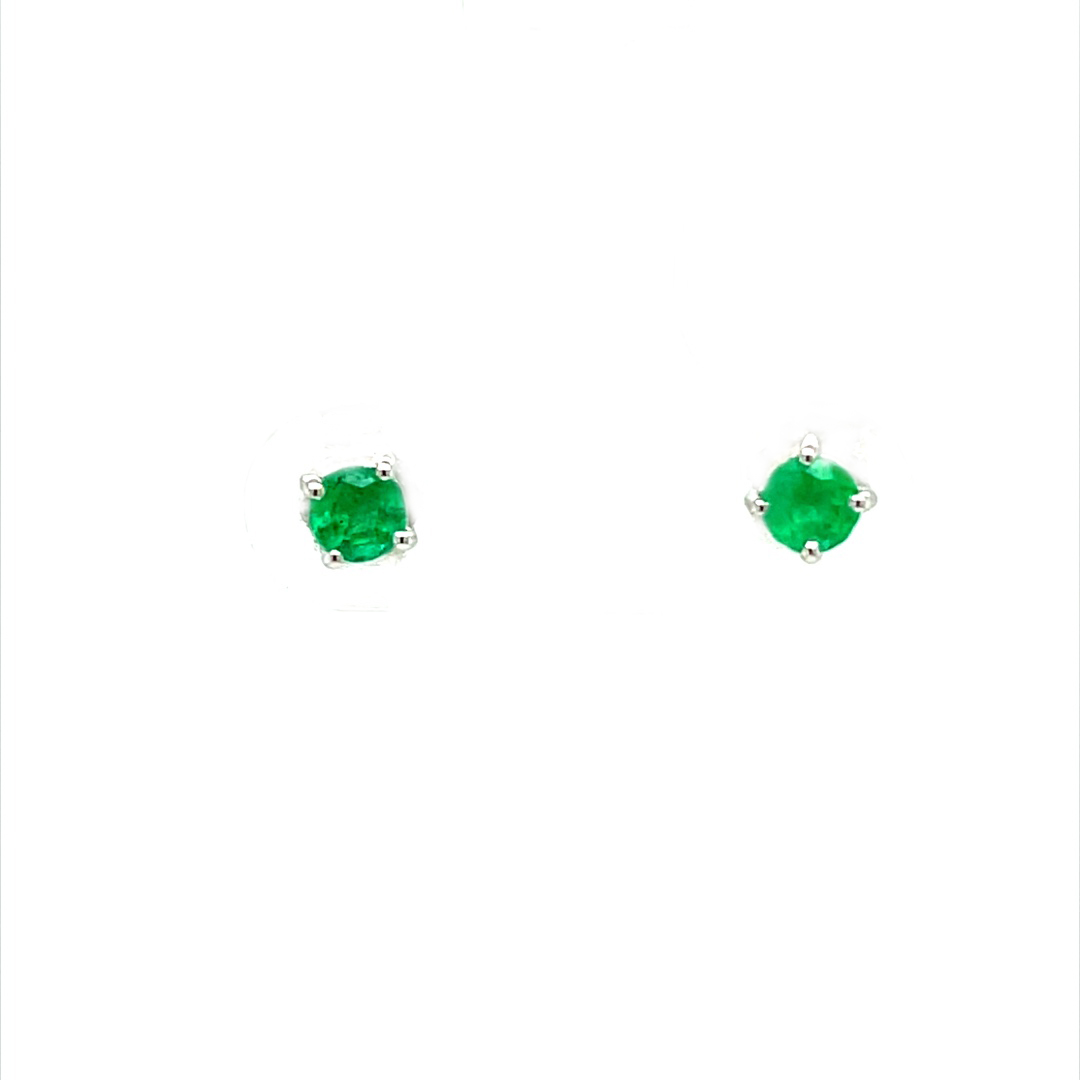 Mens Earrings Jewellery Green Emerald Stud Earrings Emerald Earrings