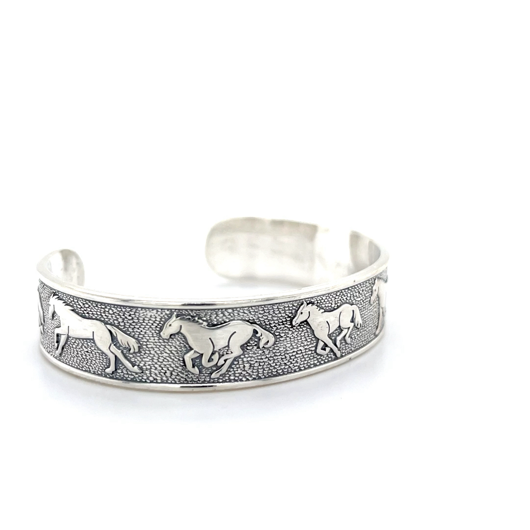 アクセサリー vintage Silver Horse Cuff Bracelet Horse Cuff Bracelet | Sterling Silver | Kabana