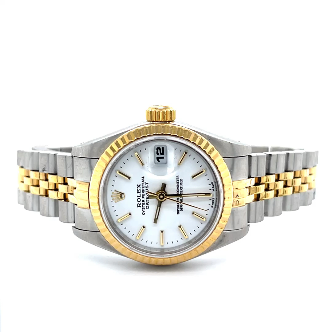 ROLEX DATEJUST 69173 2コマ 1989 26mm 69173 18K and Stainless Steel Two-Tone Rolex DateJ