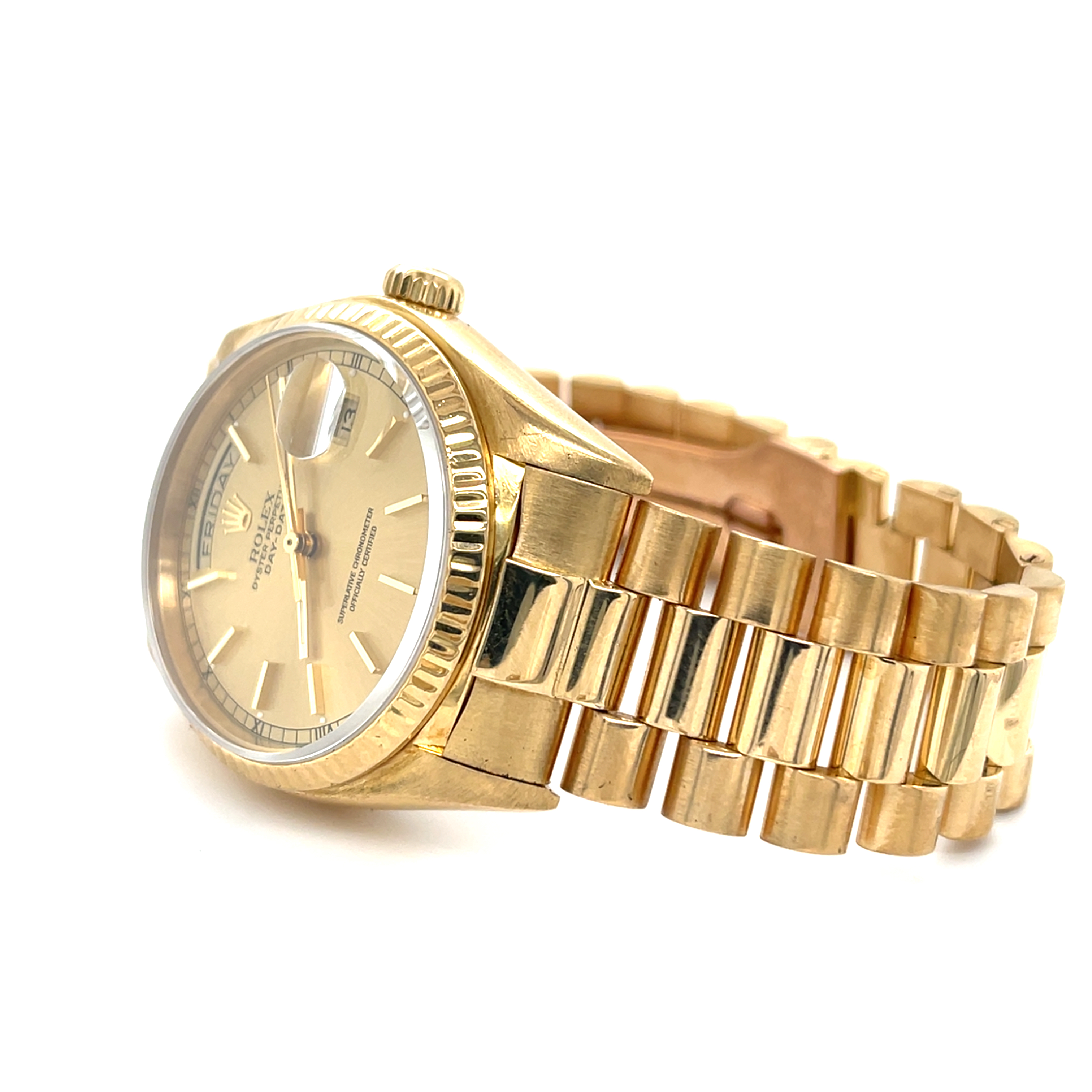 ROLEX K18 ステンレス コンビ 26mmx15mm ×3mm 1980s 36mm 18K Yellow Gold Estate Rolex Presidential Day-Dat