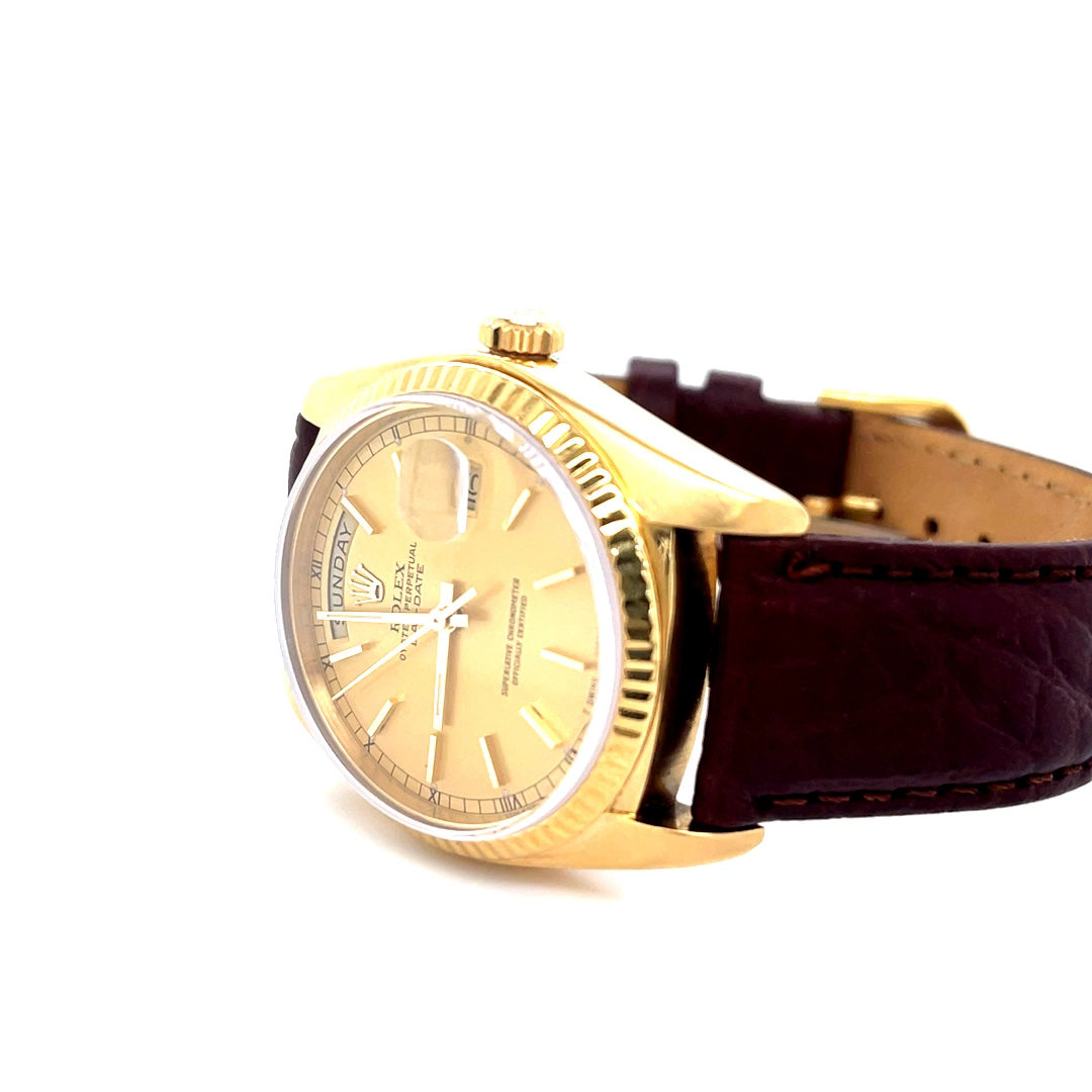 1981 36mm Rolex Day-Date President18038 001-501-00182 | Minor
