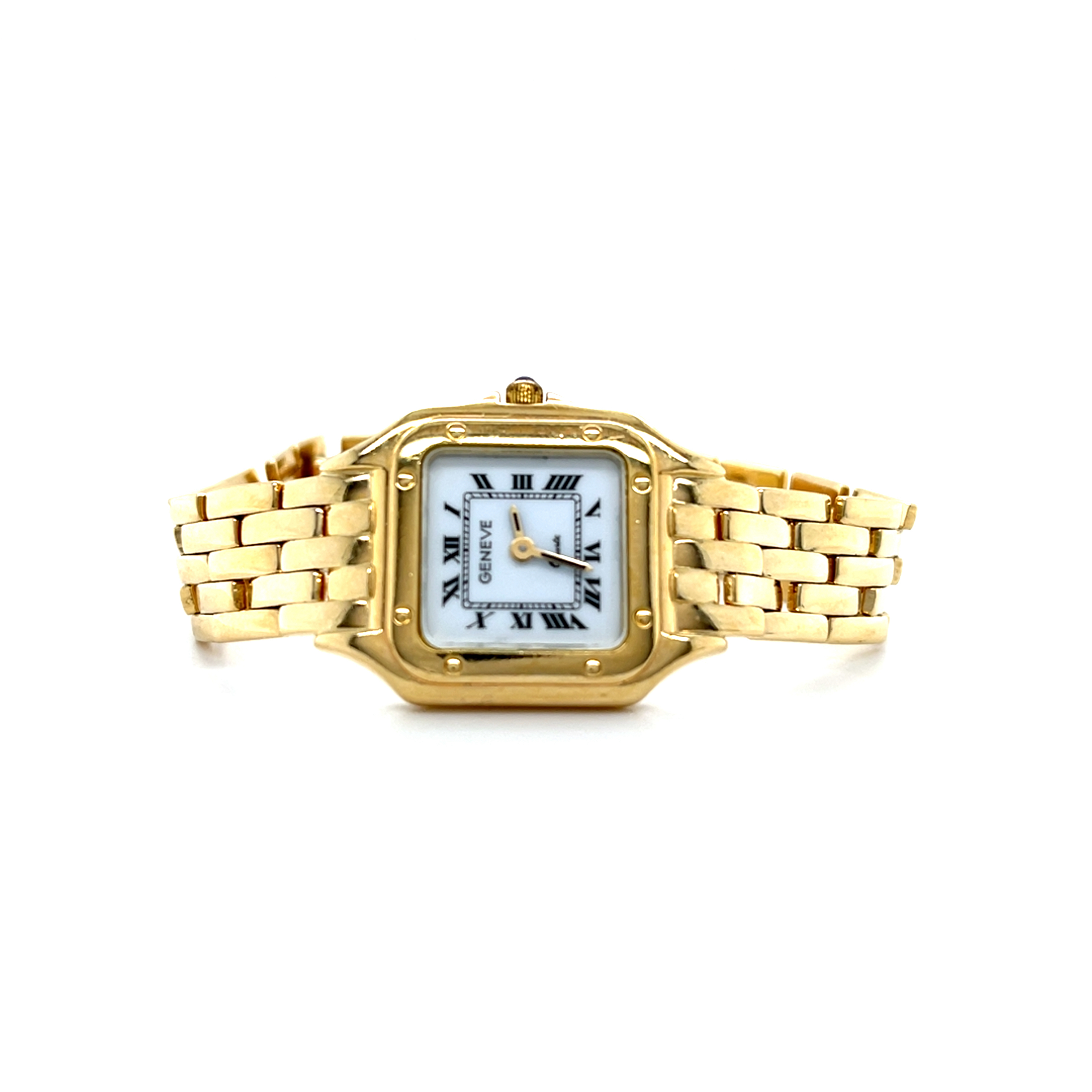 14K Yellow Gold Estate Geneve Dress Watch 1990s | Minor  display picture 2