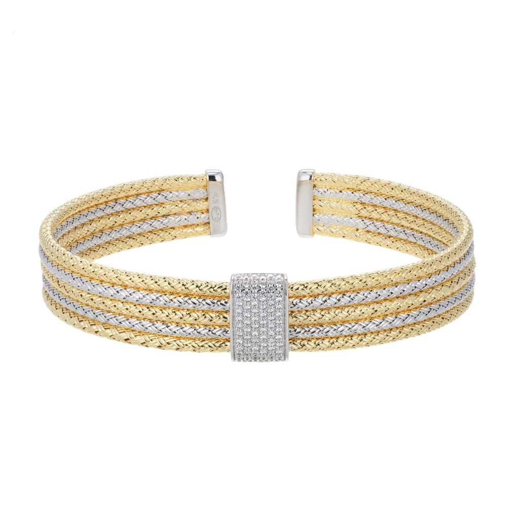 Charles Garnier Paris Plated Bangle Bracelet 001-353-00349