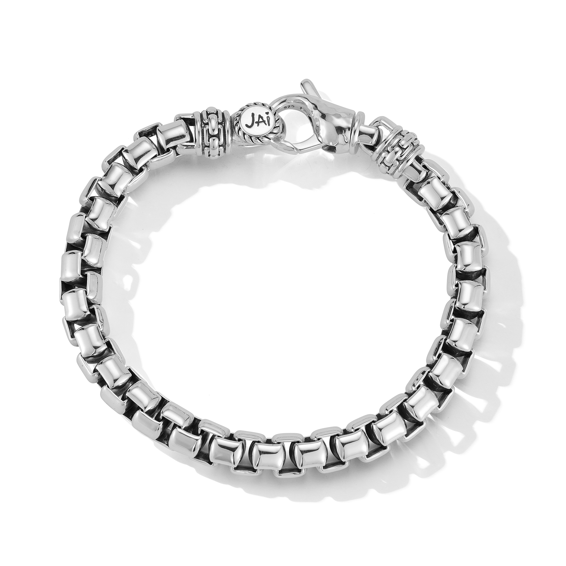 JAI Box Chain Bracelet By Jai 001-610-02419 SS Norman | Mitchell's