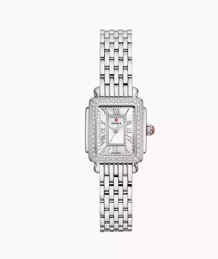Deco Madison Mini Diamond Stainless Steel Watch By Michele