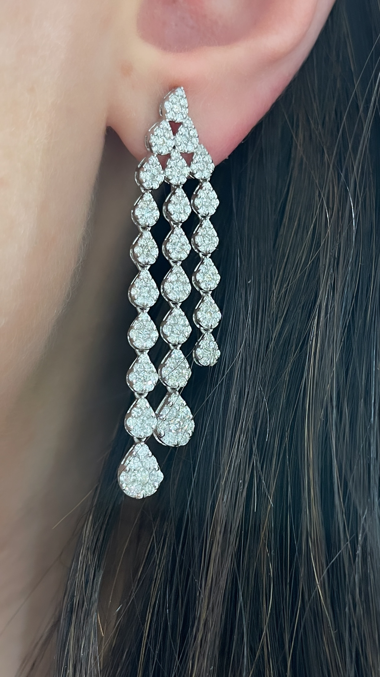 Diamond Earring 003-150-3000437 14KW - Diamond Earrings | Mollys 