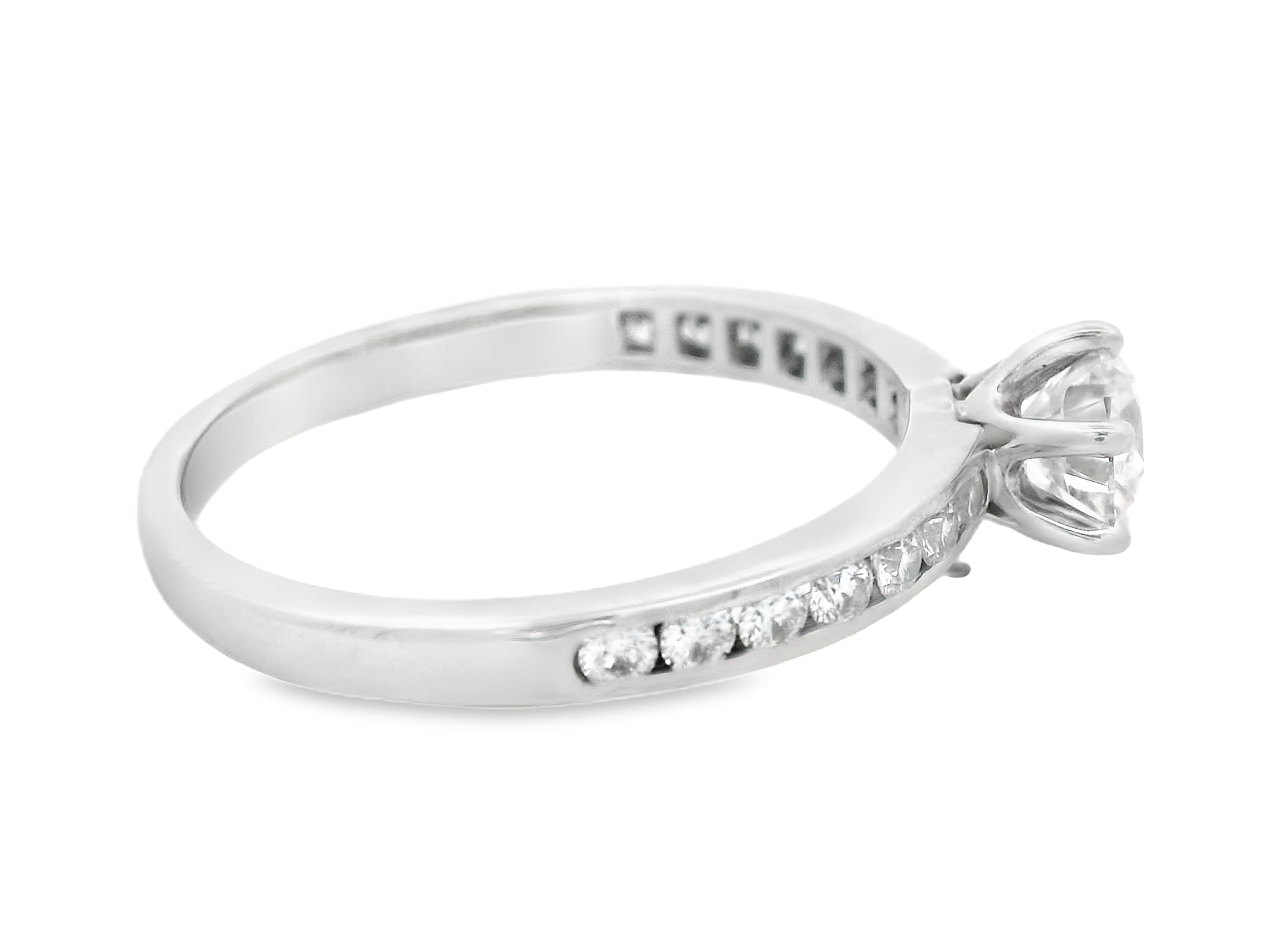 Tiffany & Co.プラチナリング TIFFANY&Co. ティファニー フラットバンド リング 指輪 21号