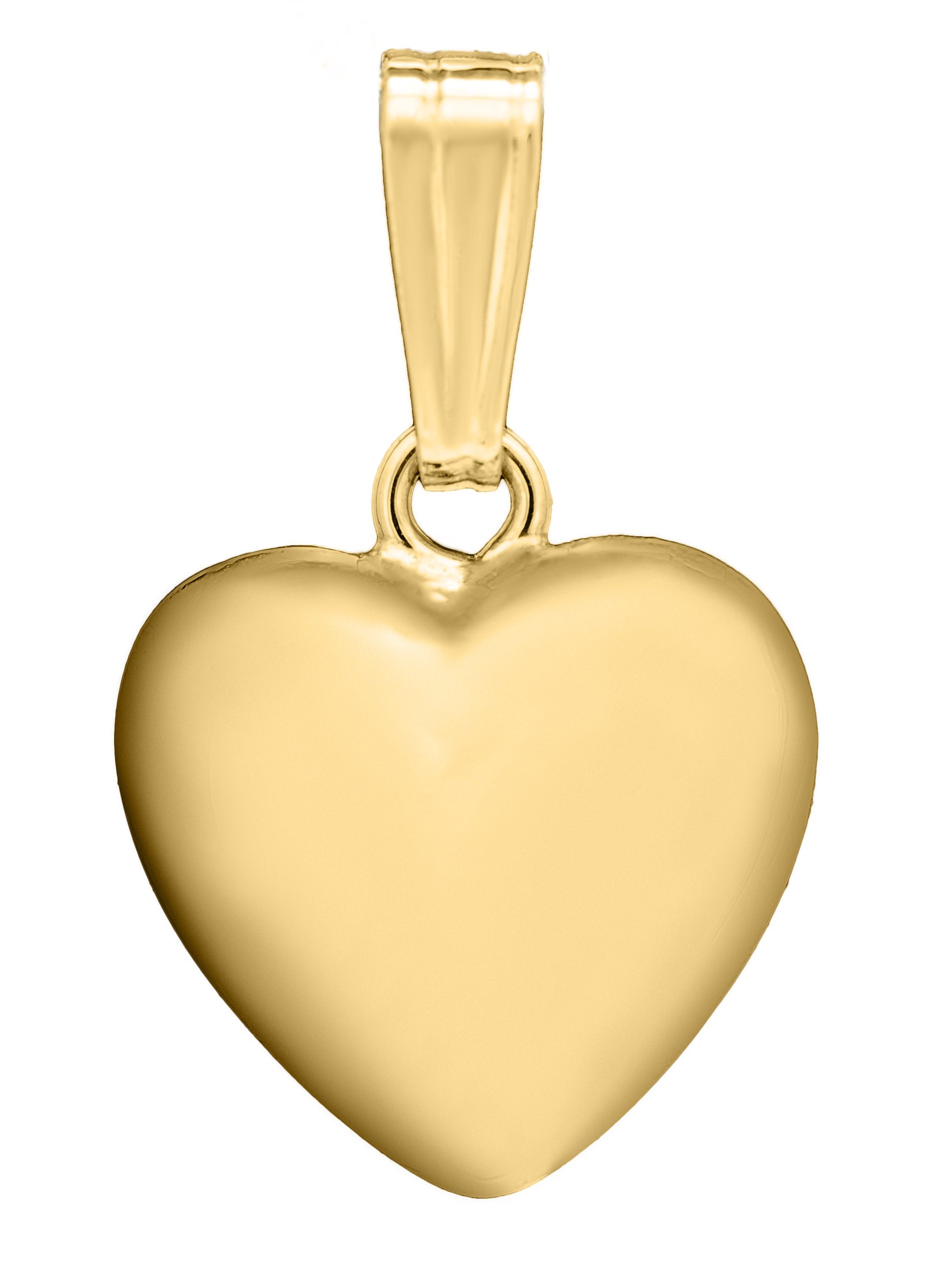 Child's 14K Yellow Gold Puffed Heart Necklace 001-431-00191