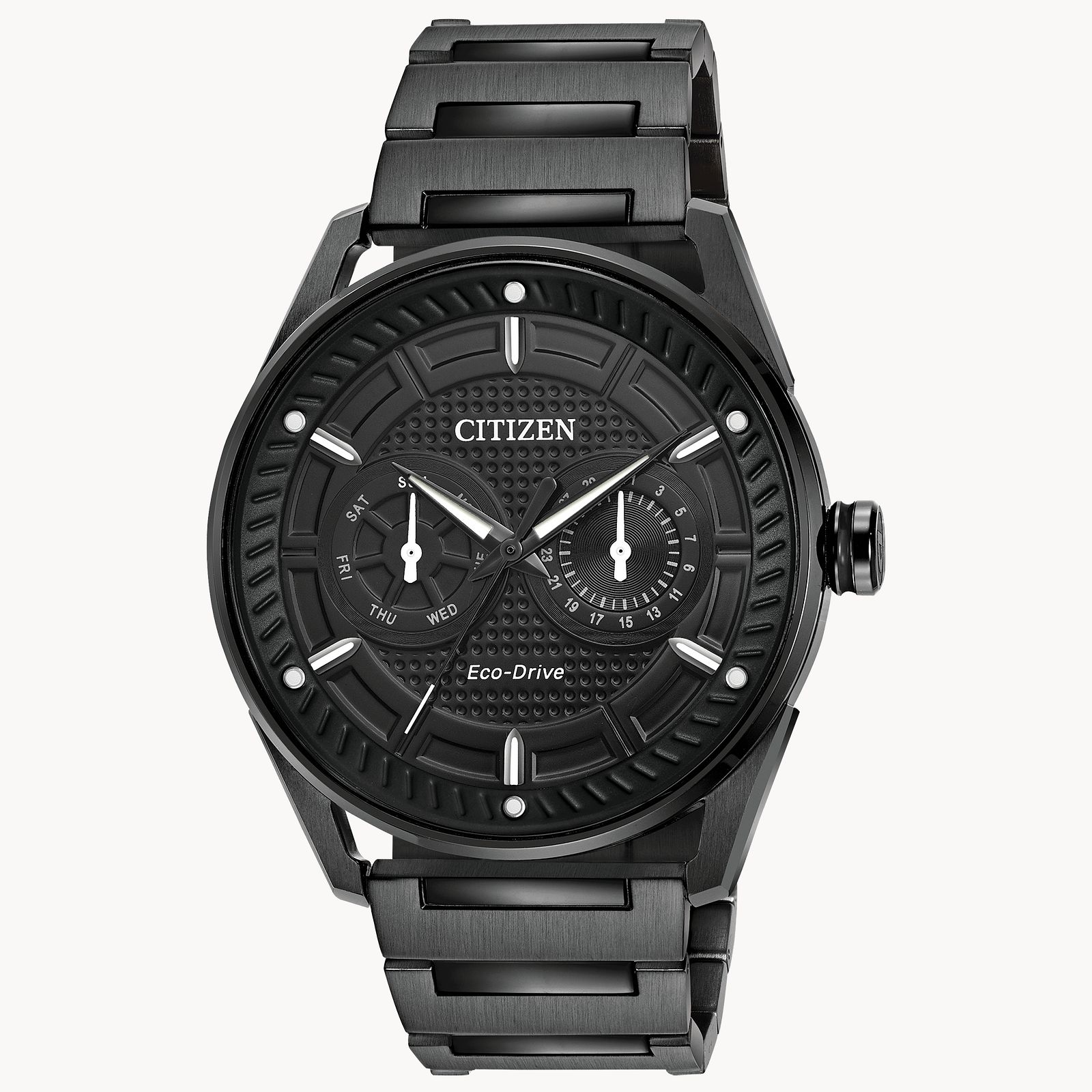 CITIZEN Eco-Drive Mens Special Black Finish Chrono Watch | Morin