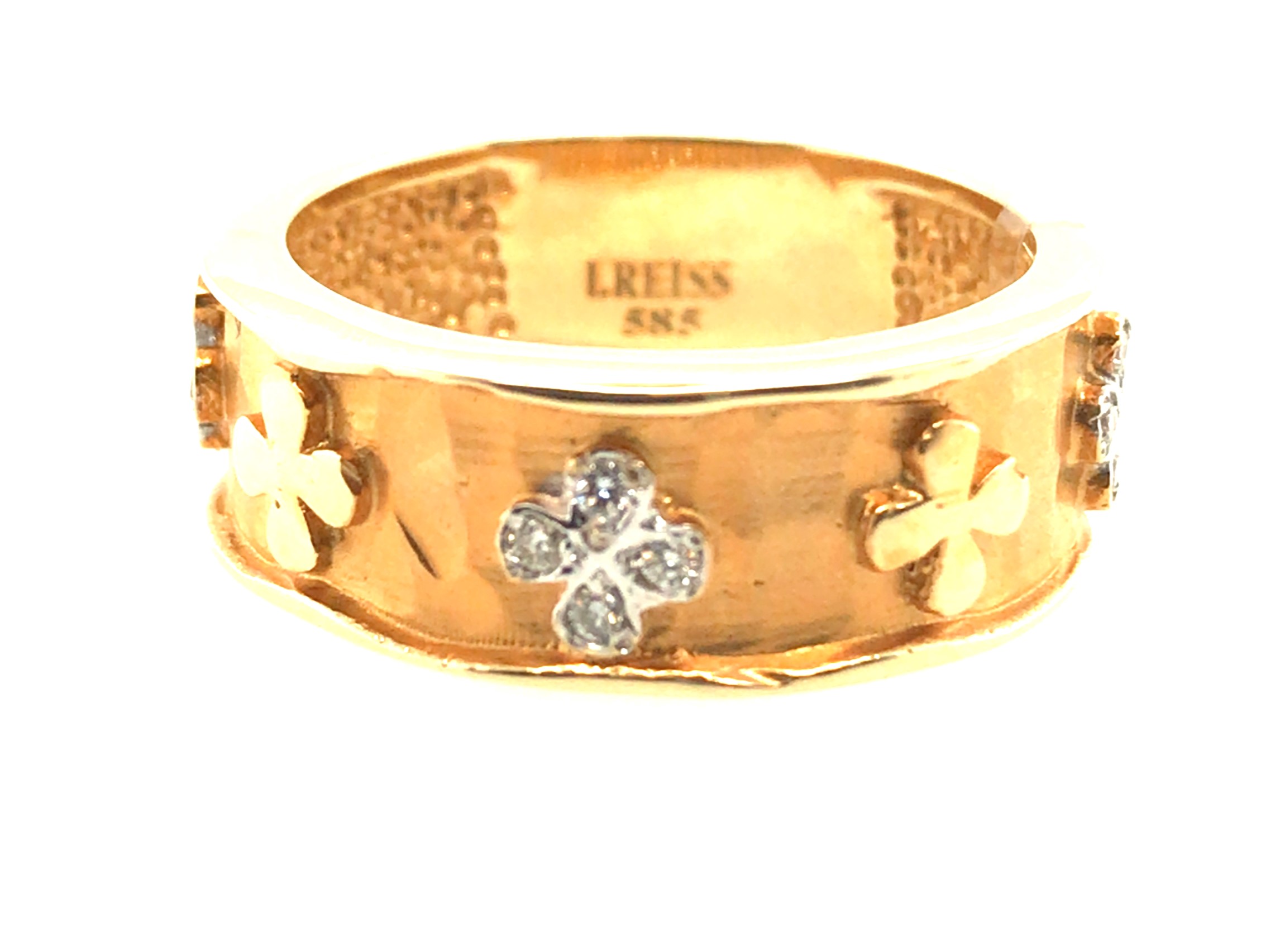 Gold Ring Chrome Hearts Cross Ball Nail Ring Chrome Hearts Wedding