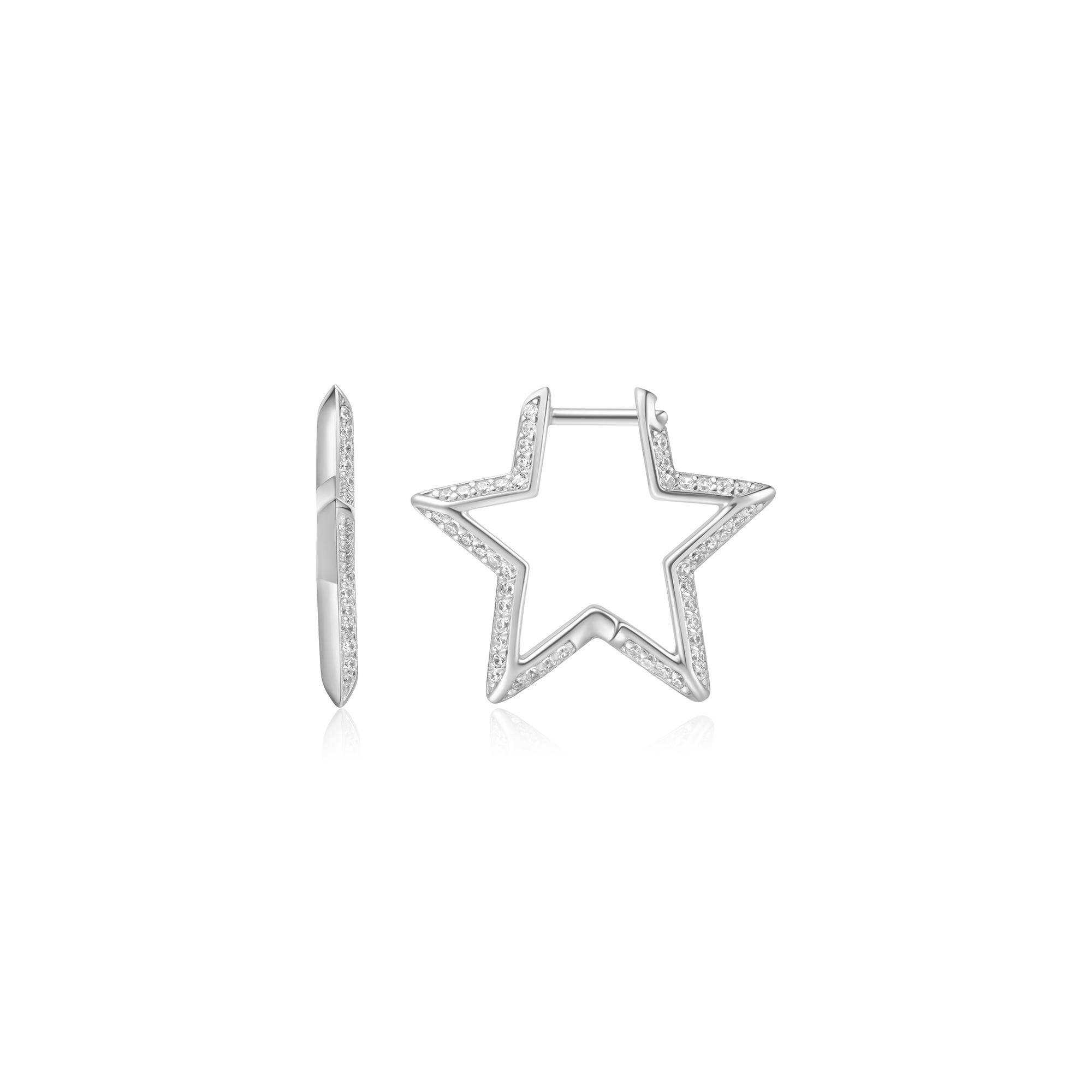ピアス Pave Star Earrings #4111 Pavé Star Stud Earrings | Sequin
