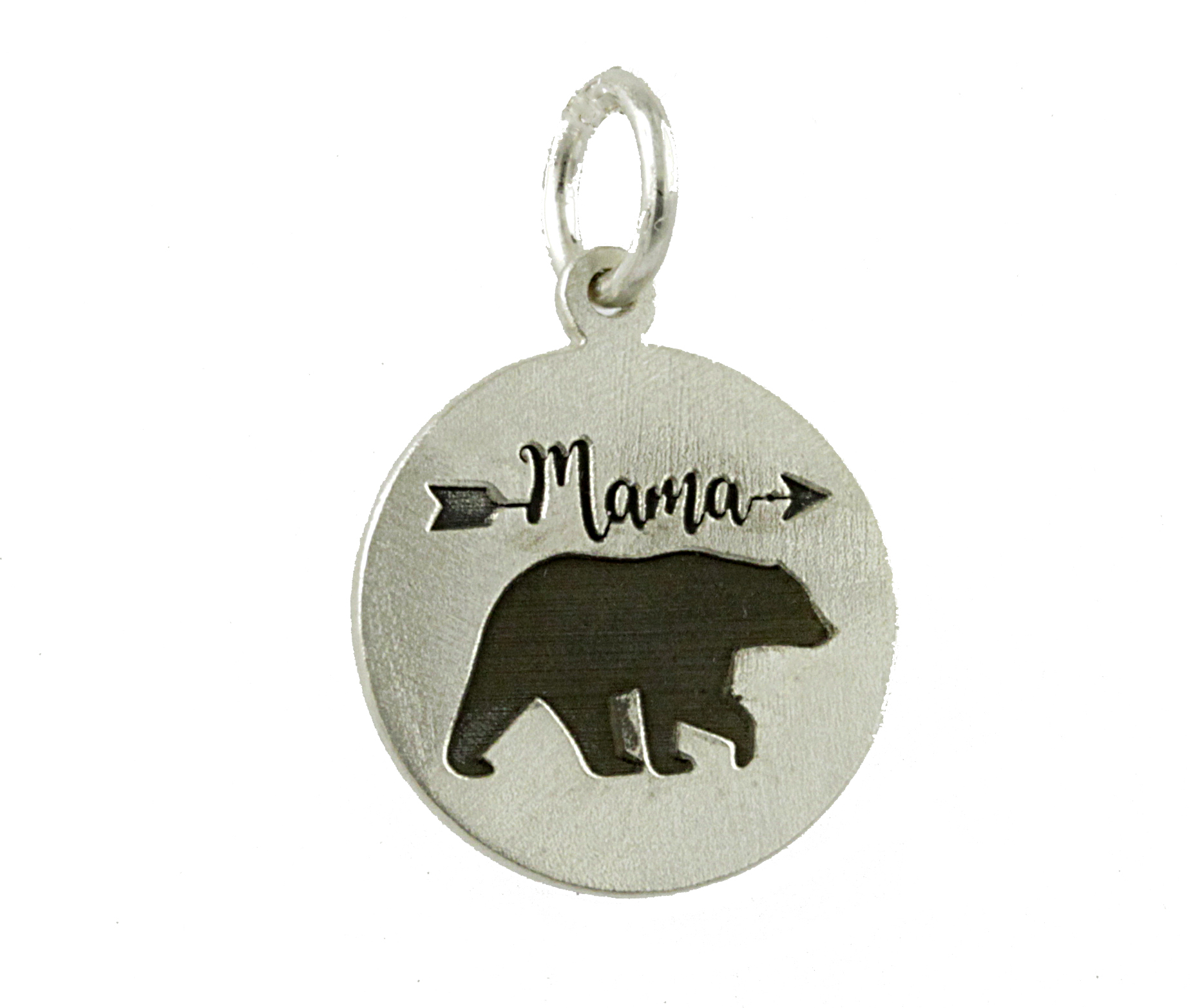 TL Designs MAMA BEAR DISC CHARM 001-601-00250 Asheville Parkers