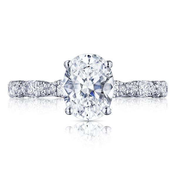Petite Crescent Tacori Engagement Ring Setting