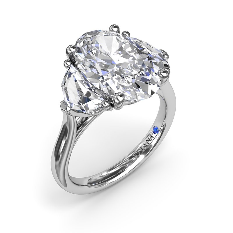 Three stone engagement ring settings cheap