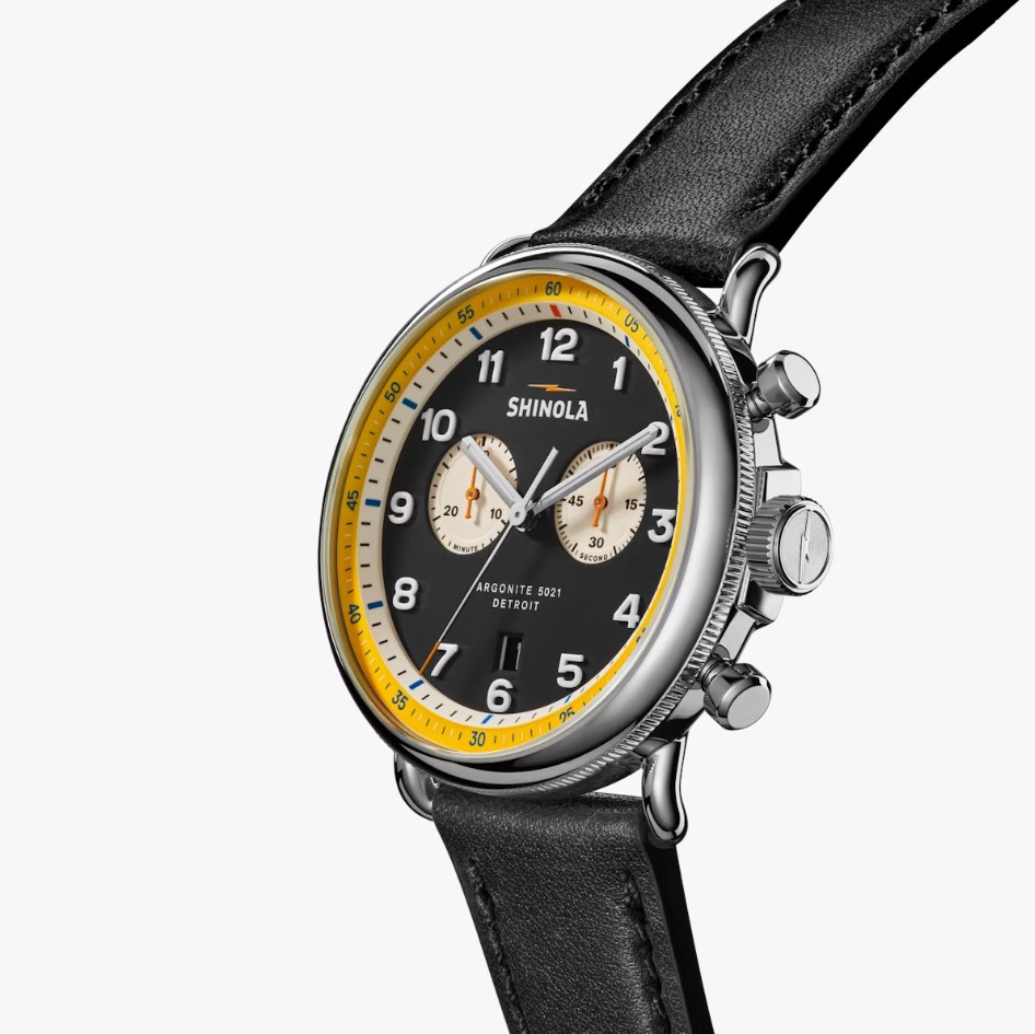 Shinola Canfield Chrono Model C56 43mm Black
