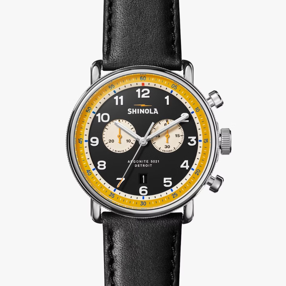 Shinola Canfield Chrono Model C56 43mm Black