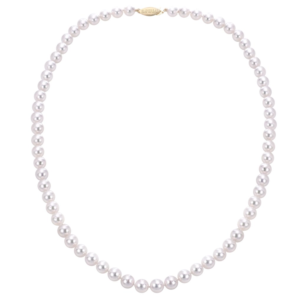 ★ roaju★ [14K]PEARL POINT NECKLACE 14-karat-rose-gold-Pearl-