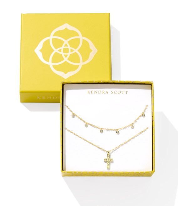 Kendra Scott Amelia Cross Necklace Gift Set
