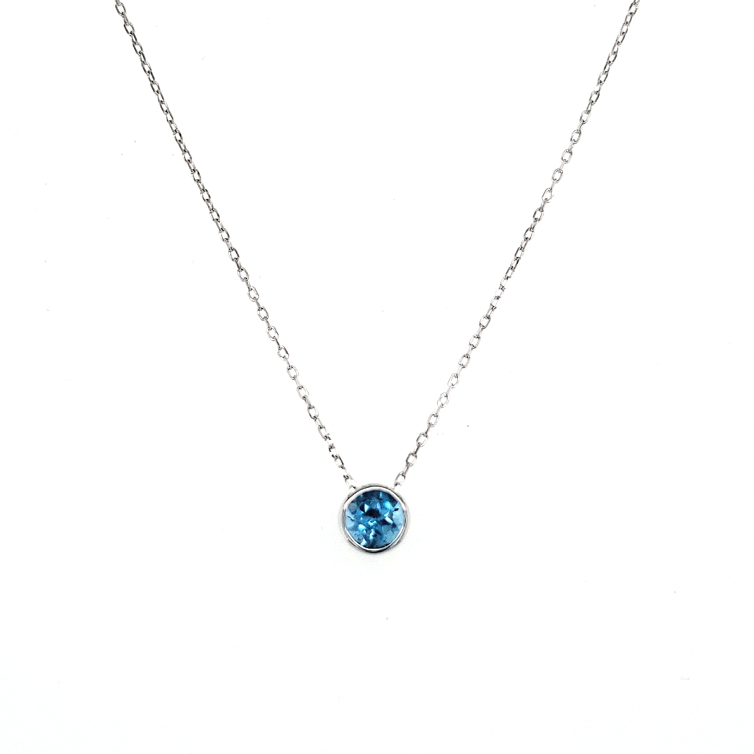 ネックレス・ペンダント Round Bezel Balance Necklace #3718 3718 - NUMBERING