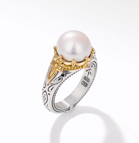 Konstantino Pearl Ring 001-300-00077 | Quenan's Fine Jewelers