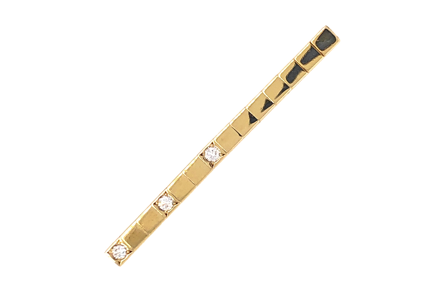 Estate Cartier 18K Yellow Gold Bar 