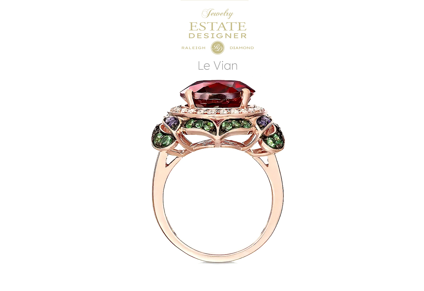 Estate Designer Le Vian 14K Rose Gold 