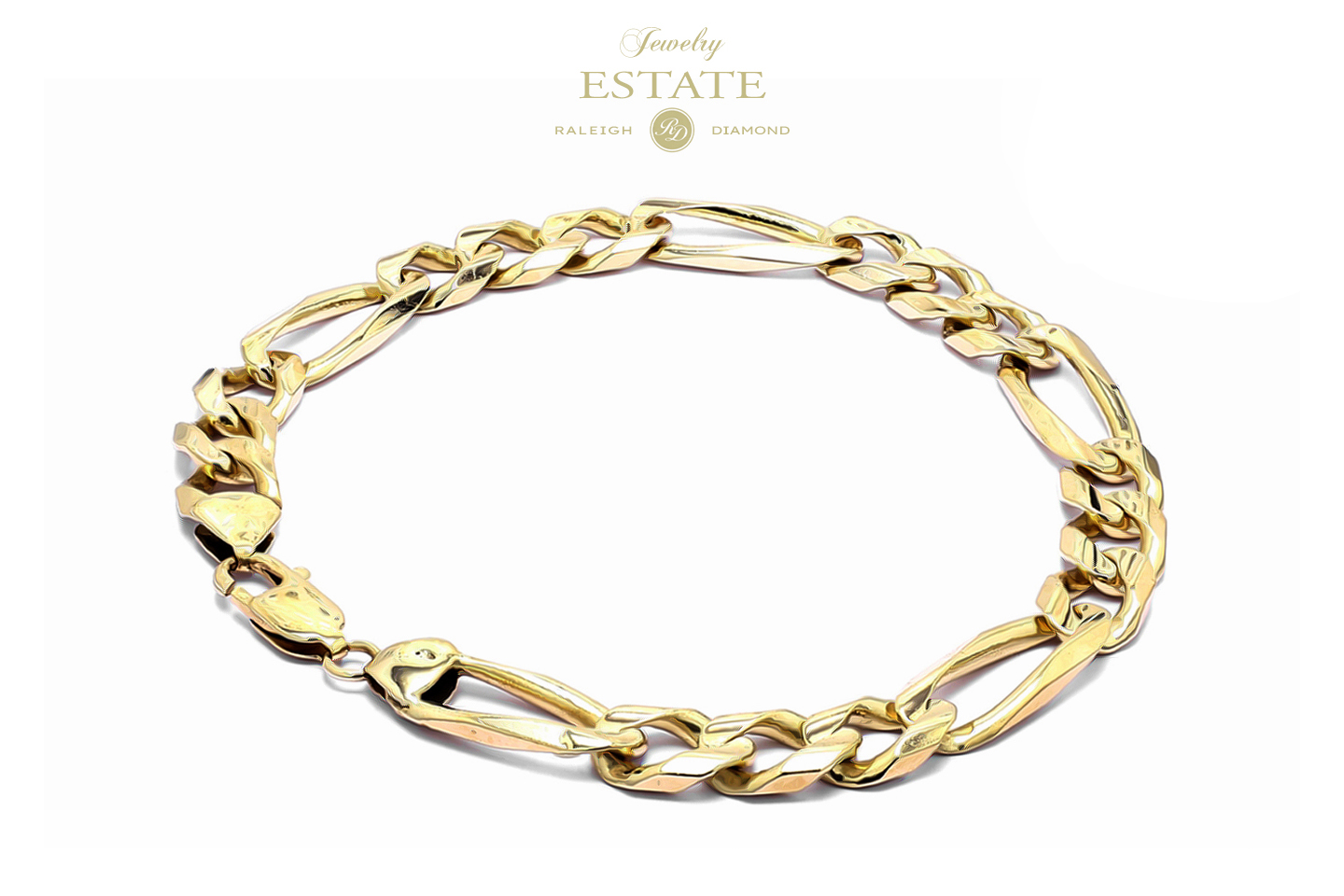 Estate 14K Yellow Gold 9.5mm 3-1 10