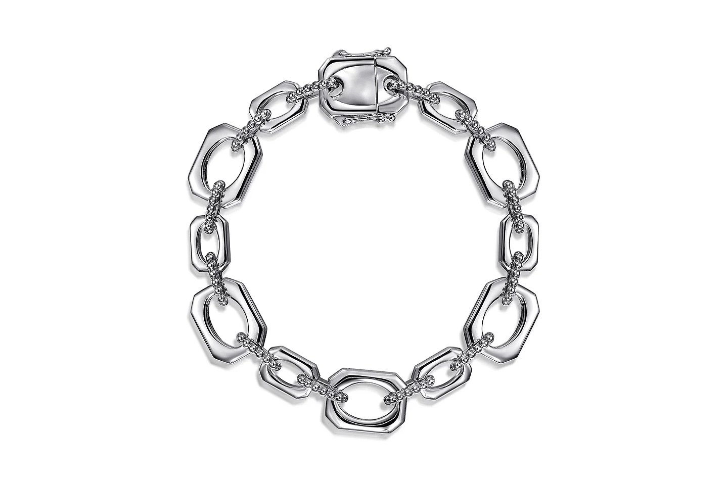 【2plan】24FW★ [LAN ARCHIVE] Squad Surgical Chain Bracelet 925 Sterling Bujukan and Elongated Octagon Link Chain Bracel